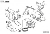 Bosch 0 603 937 466 Psr 14,4 Ve Cordless Screw Driver 14.4 V / Eu Spare Parts